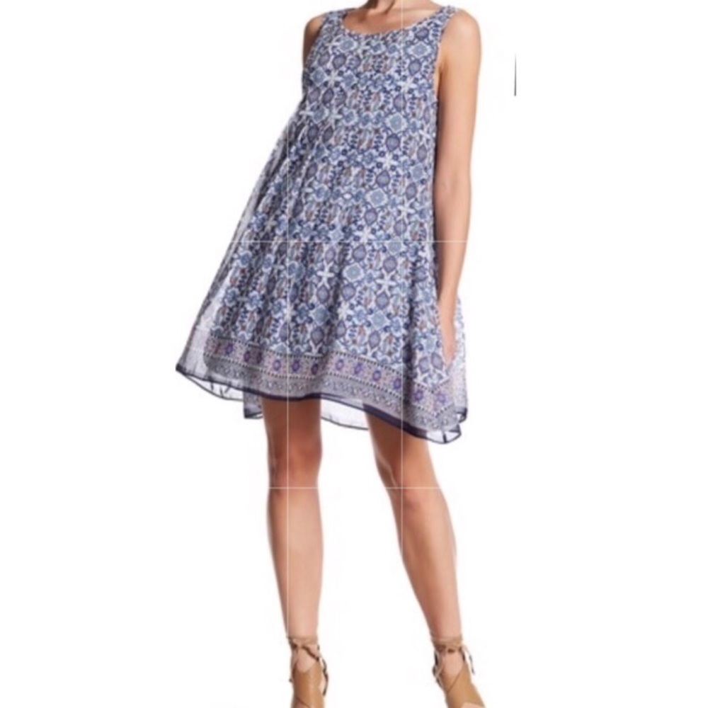 Max Studio Geo Printed Shift Dress